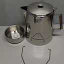 Stansport Stainless Steel Percolator Coffee Pot 9 Cups (276-9), Silver