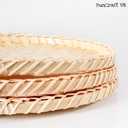 3 Pieces Handmade 13 Inch Wicker Round Fruit Basket Bamboo Woven Basket Tray Woven Food Storage Decorative Serving Tray Wall Hanging Baskets Kitchen Storage Farmhouse Decor Wall Decor Living Room