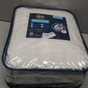 Serta Heated Mattress Pad Queen Size - Electric Mattress Pad, 10 Heat Setting Controller, Auto Shut Off Timer, Deep Elastic Pocket, Up to 17" Mattress, ETL Certified, Machine Wash, Queen, White