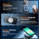 2 x teloxy Magnetic for Samsung Galaxy A26 5G Phone Case,Shockproof Protective Durable Slim Translucent Matte Anti-Fingerprint Phone Case,Black