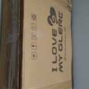 Glerc Girls Bike for 3-5 Years Old Children, Princess Style Kids Bicycle with Doll-Seat & Basket & Training Wheels, Peach