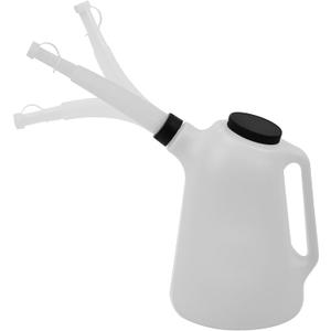 Oil Dispenser, 8 Quart, Translucent, Bottle with Spout Cap, Automotive Oil Container