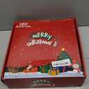 Christmas Decorations Lighted Gift Boxes Set of 3, White Mesh Snowflake Box Decor with LED Lights, Battery Operated Present Boxes Christmas Ornaments for Xmas Party Indoor Outdoor Decor