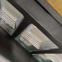 Gefolly SL-5200W Solar Street Lights Outdoor, 520000LM Commercial Parking Lot Light, 6500K Dusk to Dawn IP67 Security Flood Lights Motion Sensor Led Lamp for Basketball Court, Road, Yard