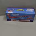 Dinosaur Transport Truck Toy for Kids - 3 in 1 Ejection Folding Track Toys w/Sound 8 Race Cars, Portable Vehicles Set Best Gift for Boys Girls 3 4 5 6 Years Old - Possesses Invention Patents (Blue)