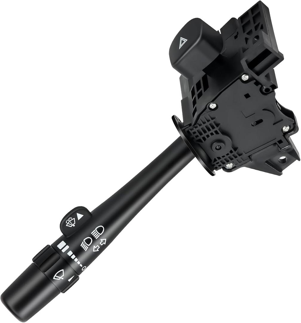 LCWRGS Turn Signal Switch Compatible with 2007-2014 Chevy Avalanche Silverado 1500 2500 3500 GMC Sierra Cadillac Escalade, Wiper Washer Dimmer Multi-Function Combination Switch, 15849313