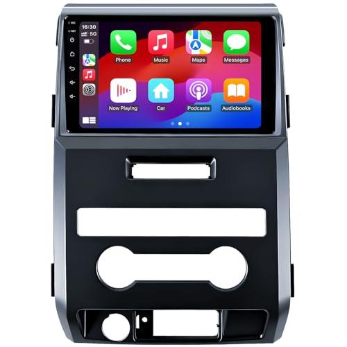 64GB Car Radio Stereo Upgrade for Ford F150 2009 2010 2011 2012, Plug and Play 9'' Android 13 Head Unit with Wireless Carplay/Android Auto/1080P Backup Camera/AM FM Radio