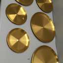 QTLCOHD 2Pcs 3 Tier Stainless Steel Cupcake Stand - Gold Tiered Dessert Stand for Wedding & Birthday Party