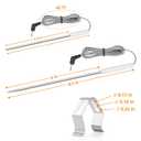 Meat Temperature Probe Ambient Probe Replacement Probe for Thermopro TP20 TP25 TP-08 TP27 TP930 TP829 TP28 TP08 TP17 TP-16 TP910 TP07 TP17H TP06S TP09,2-Piece Set