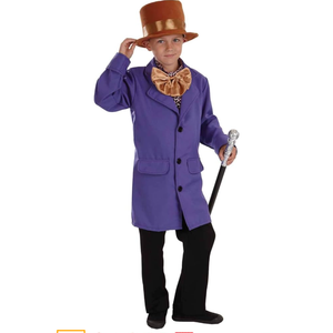 fun shack Kids Chocolate Factory Costume Kids, Kids Chocolate Worker Costume, Boys Book Character Costume for Kids, Small