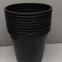 Nursery Pot 1 Gallon 1 Gal 2 Gal 3 Gal 5 Gal 7 Gal 10 Gal 15 Gal Nursery Container Injection Molded Pot Fit for Plants Soil Growers or Hydroponics (10,2 Gallon Short)