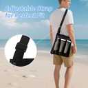 Mesh Shower Caddy Bag Portable Quick Dry Shower Tote with Zipper, 8 Pockets, Dorm Room & College Essentials, Hanging Bathroom Bag for Gym, Travel, Beach, Swimming, Camping