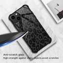 ZHEGAILIAN for iPhone 15 Pro Case, Military-Grade Protection, All-Around Shockproof Corners, Anti-Scratch Phone Case for iPhone 15 Pro - Black Grey Leopard