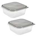 GoodCook EveryWare Extra Large Square Food Storage Container, 2 Pack, BPA Free