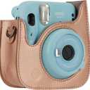 ANTER Protective Case Compatible with Instax Mini 11/9/8 Instant Film Camera, Gold