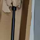 Cambria Designer Satin Black Fixed Length Luxury Curtain Rod - 4.5 ft