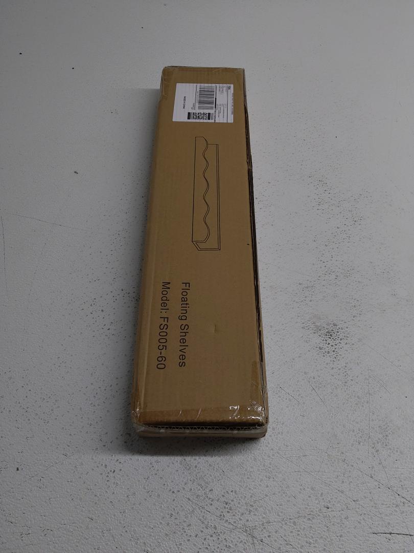 Floating Shelves for Wall Décor 24 Inch Long Set of 2 Nursery Book Shelves Bathroom Shelves Over Toilet Shelf for Books, Plants, Toys, Photo Frames, Picture Ledge, Black