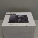 30W X 2 Powered Bookshelf Speakers - 3.5-RCA Input for Turntable, TV, PC, Record Player Speakers with 4 Inch Woofer & Wall Mounted (Black)