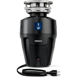 Moen Chef Series 1 HP Continuous Feed Garbage Disposal, Power Cord Included, EX100C