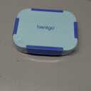 Bentgo Chill Kids Leak-Proof Lunch Box - 4-Compartment Bento Box with Built-In Ice Pack, 3.3 Cup Capacity, PFAS & BPA-Free, Microwave & Dishwasher Safe, Ideal Size for Ages 3 to 7 (Electric Aqua)