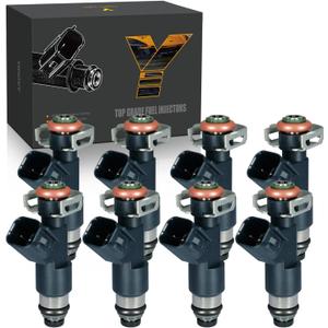 Upgraded Fuel Injectors 12594512 fit for Chevy Tahoe Avalanche Express Silverado Suburban 1500 2007-2009, fit for GMC Yukon Sierra Savana 2007-2009, V8 5.3L Flex, FJ977 (8)