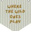 Playroom Banner Felt Pennant Flag, Playroom Decor for Boys Room Kids Nursery Toddler Room Classroom Decorations, Kids' Pennants & Banners, 12x14 Inch