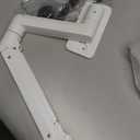 MXV Single Monitor Arm, VESA Wall Mount – for Monitors Up to 34 Inches, 7 to 20 lbs – White