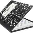 KuRoKo Case for Remarkable Paper Pro 11.8",Slim Hard Back Shell Protective Auto Sleep/Wake Book Folio Cover with Pen Holder for Remarkable Paper Pro Tablet 11.8 inch 2024 Released-Composition Book