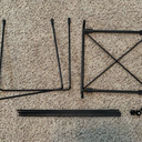 Outdoor Metal Trash Bag Holder Outdoor Leaf Bag Support Stand Metal Garbage Bag Frame Holder