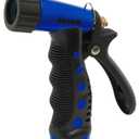 Dramm ColorStorm Premium Pistol Spray Nozzle – Heavy-Duty Adjustable Garden Hose Sprayer with Ergonomic Grip & Variable Water Patterns for Garden, Car, Deck, and Outdoor Cleaning – Blue