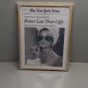 iHery Natural OAK Wood Audrey Hepburn Newspaper Trendy Framed Wall Art, 12x16 in Vintage Headline Canvas Bedroom Wall Decor, Better Late Than Ugly,Bathroom Artwork Apartment Girly Dorm Room 1Pack