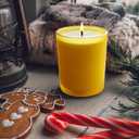 SHOWIN Thick Candle Jars for Making Candles 12 Pcs, 7 OZ Empty Jars with Wood Lids for Candle Making, Sample Container, Frosted Yellow