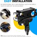 41C5141-1 & 41C5141-2 Garage Door Opener Trolley Assembly, Compatible with Chamberlain, Craftsman & LiftMaster Square Rail Chain Drive Garage Door openers