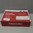 PROCURU 1/2" OD x 24" (2Ft) Universal Flexible Gas Connector Kit, SafeGuard Yellow-Coated Stainless Steel Gas Supply Pipe for Dryers, Bbq Grills, Water Heaters (Red-A1 Series)