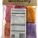 Woolbuddy Wool Roving Kit for Needle Felting (Summer) 6 Colors Natural Wool | Needle Felting Wool Roving Kit Multiple Colors, for Needle Felting, Wet Felting Supplies, DIY Handmade Gifts & Home Décor
