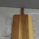 16.6"x13" Large Acacia Wood Cutting Board with Handle Big Wooden Charcuterie Boards Butcher Block Meat Cutting Boards for Kitchen Decor Bread Cheese Serving Platter Thick Teak Chopping Board Food Tray