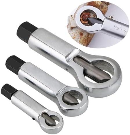 EEEKit Metal Nut Splitter Cracker, Manual Pressure Metal Nut Splitter Breaker Nut Remover Extractor Tool, 9-12mm, 12-16mm, 16-22mm, 1 Piece