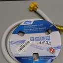 Camco TastePURE 4-Ft Water Hose - RV Drinking Water Hose Contains No Lead, No BPA & No Phthalate - Features Reinforced Design & Crafted of PVC - 1/2 Inside Diameter, Made in the USA (22763)