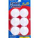 Jacent 40MM Regulation Size White Table Tennis Balls, 5 Ping Pong Balls per Pack, 1-Pack