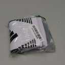 Adidas Unisex Team Speed Soccer Socks or Calf Sleeves (1 Pair) Over-The-Calf (Medium, 4/White/Black)