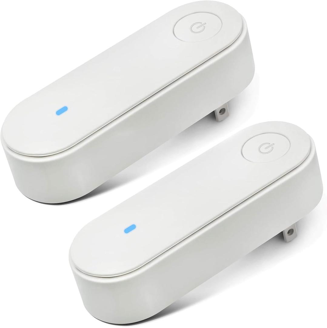 2Pcs 2026 New Magair Air Purifier for M0ld, Magair Air Purifier Plug in with Replacement Filter, Mag Air Purifiers, Suitable for Bedrooms, Toilets, Closets, Pet Room (White)