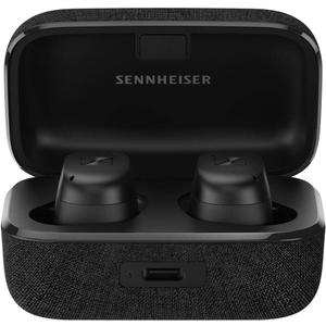 Sennheiser Consumer Audio MOMENTUM True Wireless 3 Earbuds -Bluetooth In-Ear Headphones for Music ,Calls with ANC, Multipoint connectivity ,IPX4, Qi charging,28-hour Battery Life Compact Design-Black