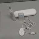 OralB iO Deep Clean Rechargeable Electric Powered Toothbrush, White with iO Series 3 Limited, 2 Brush Heads and Travel Case  Pressure Sensor to Protect Gums  3 Cleaning Settings  2 Minute Timer