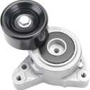Belt Tensioner Pulley Assembly Compatible with Honda Accord 2003-2007 Civic 2006-2015 CR-V 2002-2014 Element 2003-2011 2.0L 2.4L Replaces 31170-PNA-023,31170RAAA01