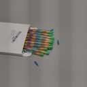 Outus 20 Pcs Stackable Crayons Colorful Stacking Buildable Crayons Party Favors DIY Rainbow Pencils for School Office Birthday Party, 10 Colors