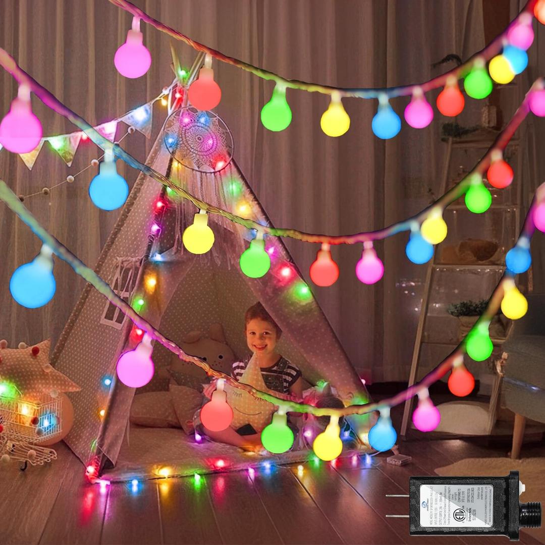 360 LED String Lights 132ft, 8 Lighting Modes Plug in Fairy String Lights for Bedroom Classroom Patio Garden Wedding Party Christmas Tree Outdoor Indoor Decorations Multicolor