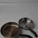 Farberware Classic Stainless Steel Frying Pan Set / Fry Pan Set / Stainless Steel Skillet Set - 8.25 Inch and 10 Inch, Silver
