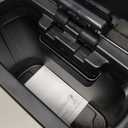 TIPGO Automatic Motion Sensor Bathroom Trash Can with Lid, 2.6 Gallon Touchless Trash Bin, Smart Garbage Can Plastic Slim Wastebasket for Bedroom, Office, Dorm (Black)