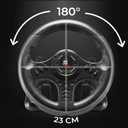 SUBSONIC - Superdrive SV450 Steering Wheel. Racing Wheel with Pedals and Shifters. Diameter 23 cm, 180 Rotation Angle - For Xbox Series X/S, Switch 2 / Switch, PS4, Xbox One and PC - Black