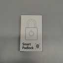 eLinkSmart Fingerprint Padlock - Blue Metal Keyless Combination Lock for Gym Locker School Locker Backpack Suitcase Luggage